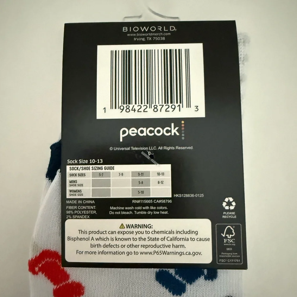The Office Crew Socks